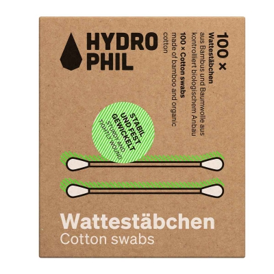 Wattenst. bamboe/b.katoen HYDROPHIL