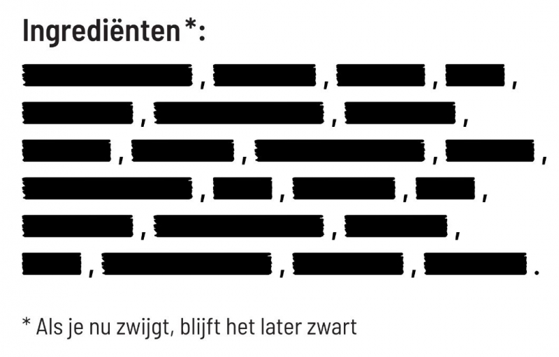 Spreek je uit tegen gentech, sluit je aan bij Blacked Out Ingredients!