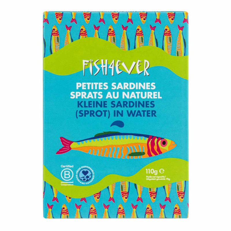 Sardines sprot bronwater