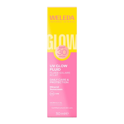 Zonnefluide spf30 glow WELEDA