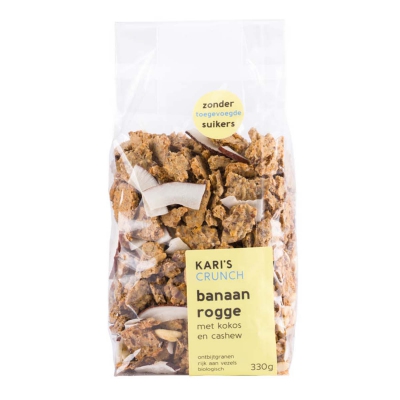 Granola banaan rogge KARIS CRUNCH