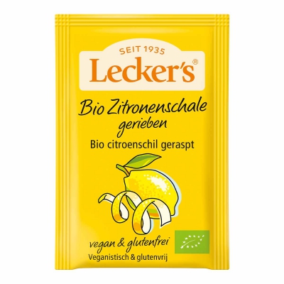 Citroenschil geraspt LECKER'S