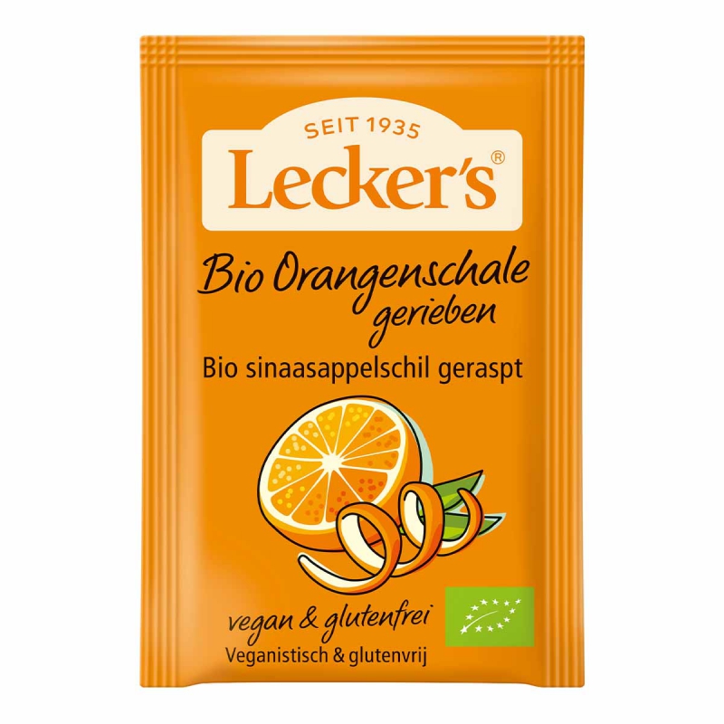 Sinaasappelschil geraspt