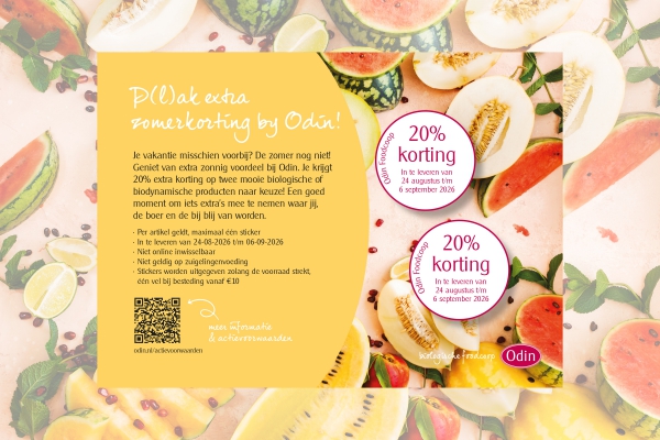 P(l)ak extra zomerkorting bij Odin!