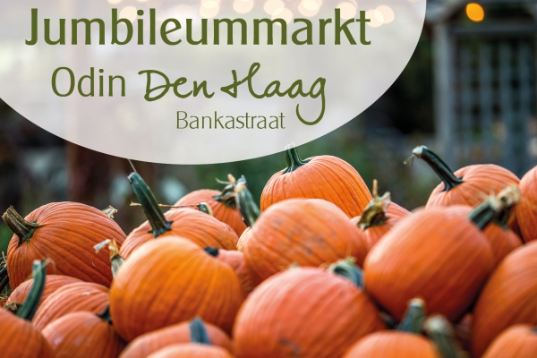 26 september: Jubileummarkt bij Odin Den Haag Bankastraat