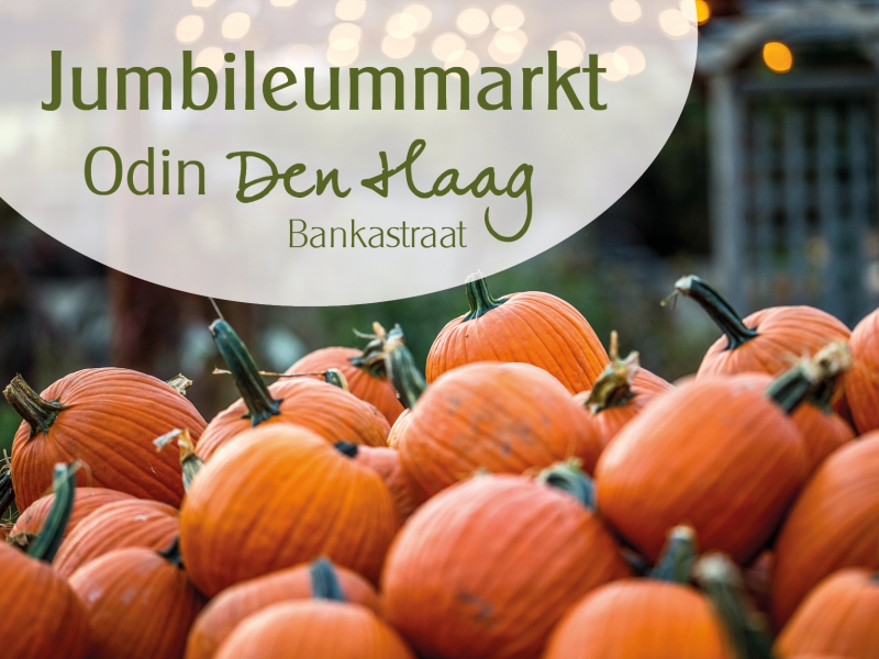 26 september: Jubileummarkt bij Odin Den Haag Bankastraat