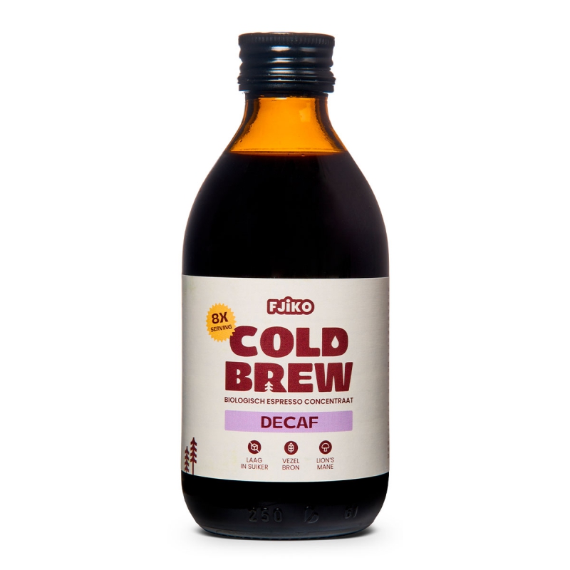 Cold brew concentrate decaf
