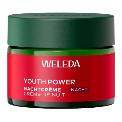 Nachtcreme youth power granaatappel astaxanthine WELEDA