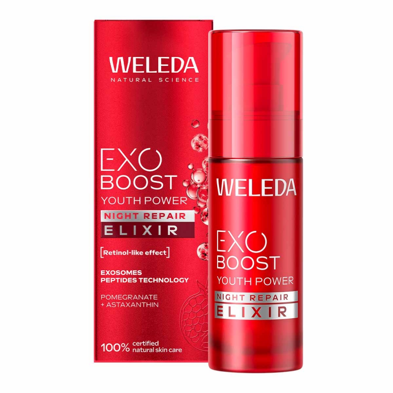 Elixir youth power exo boost night repair granaatappel astaxan