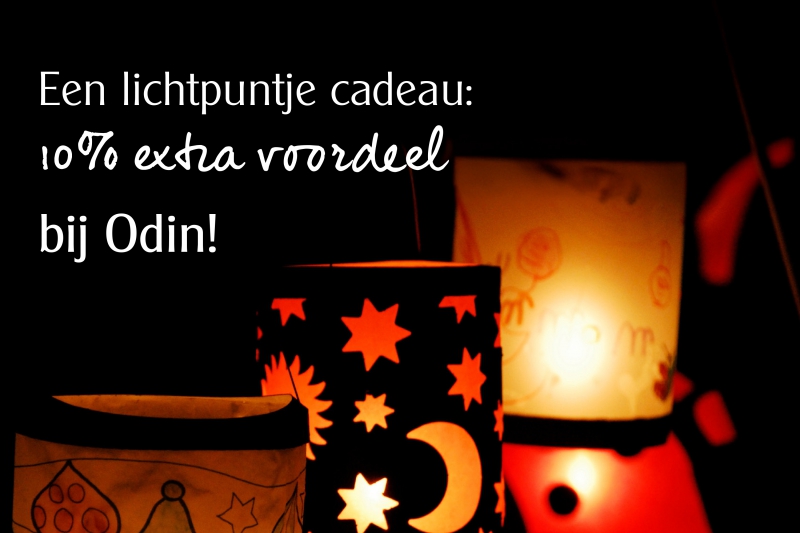 Een lichtpuntje cadeau: 10% extra voordeel bij Odin
