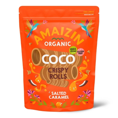 Crispy rolls coco salted caramel AMAIZIN