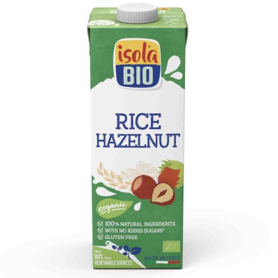 Rijstdrank hazelnoot ISOLA BIO