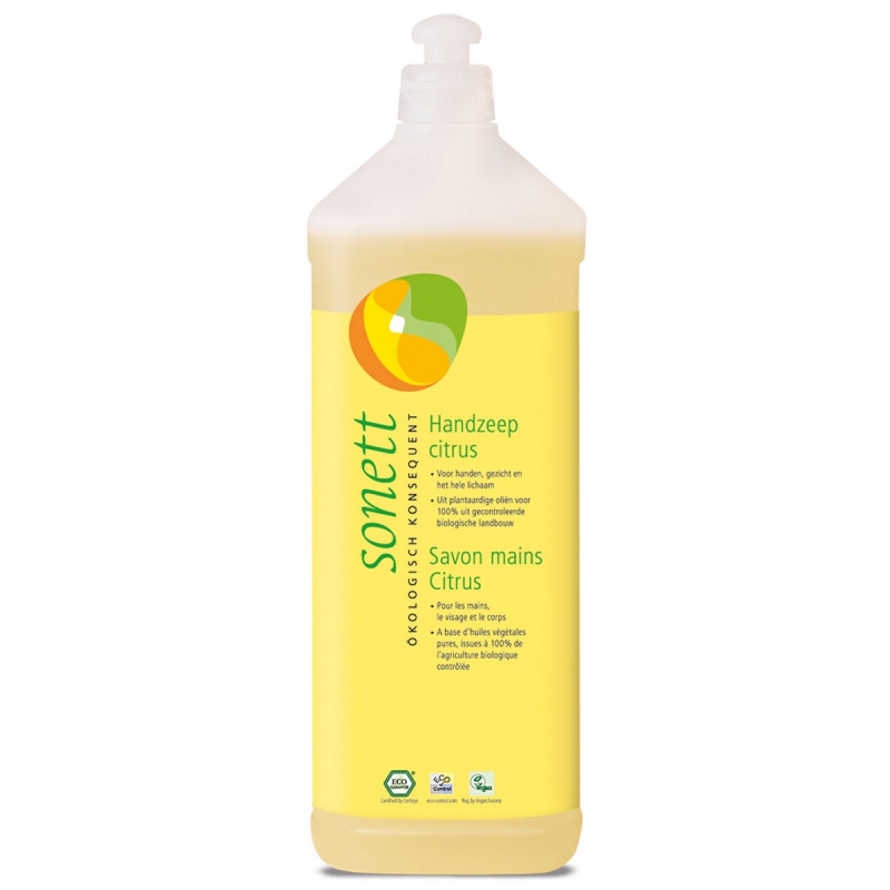 Handzeep citrus navulling vegan