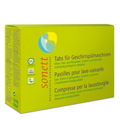 Vaatwas tabletten vegan SONETT