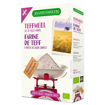 Teffmeel (wit) glutenvrij JOANNUSMOLEN