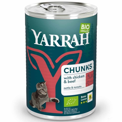 Kattenbrokjes met kip en rund YARRAH
