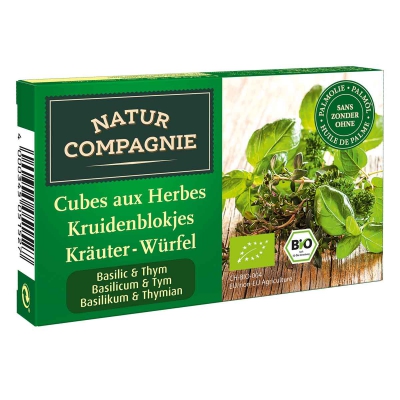 Basilic. & tijm kruidenblokjes NATUR COMPAGNIE