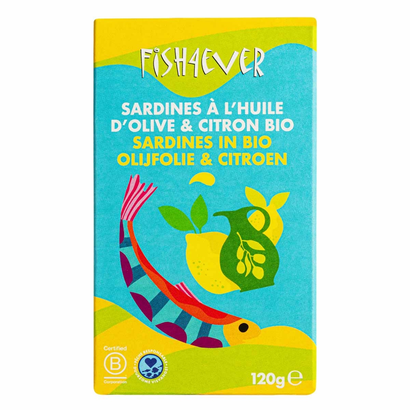 Sardines in olijfolie en citroen