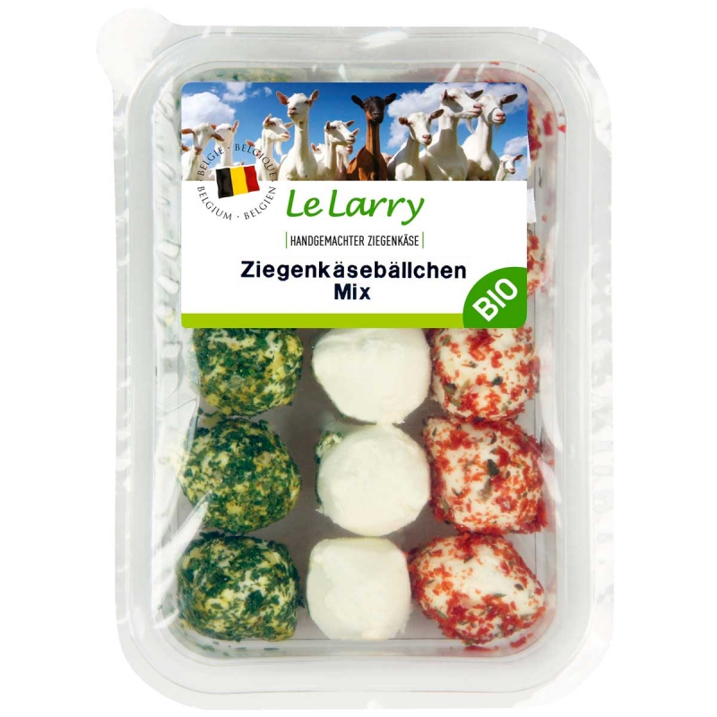 Nieuw bij Odin: biologische geitenkaasbolletjes van Belgische kaasmakerij Le Larry en Mac & Cheese van De Oorsprong