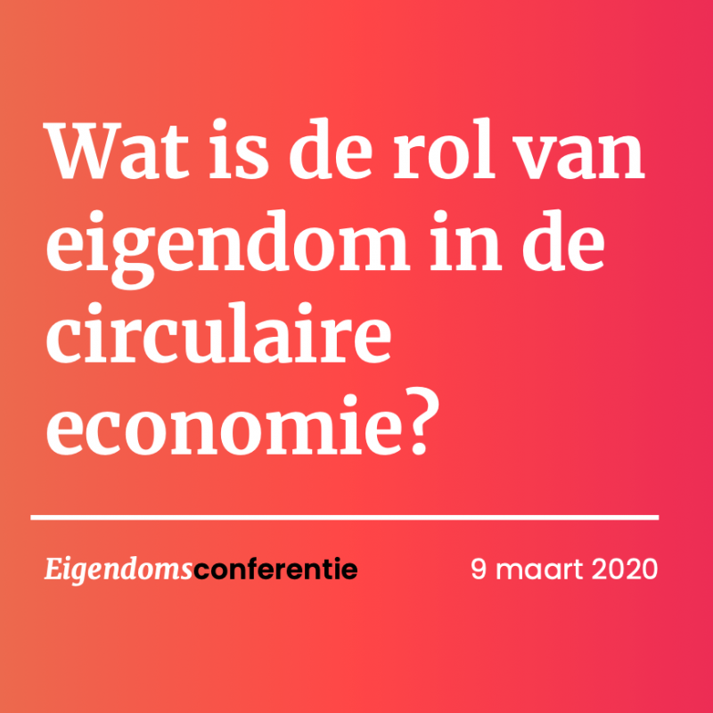 eigendomsconferentie 9 maart