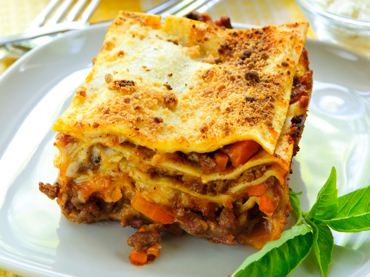 Lasagne met broccoli en mozzarella Lasagne met broccoli en mozzarella