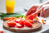 Tomatensalade met Hüttenkäse