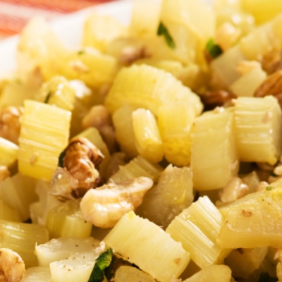 recept groenselderij en walnoot