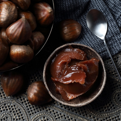 Hartige kastanje puree