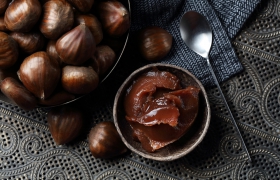 Hartige kastanje puree