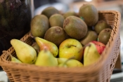 Fruitige salade met walnoten