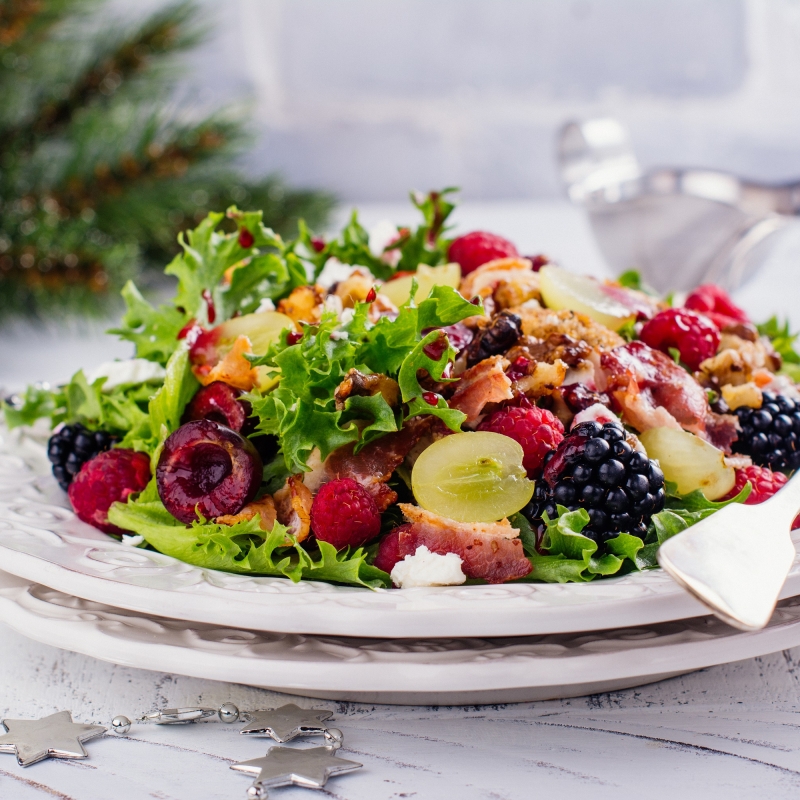 Salade met vruchten