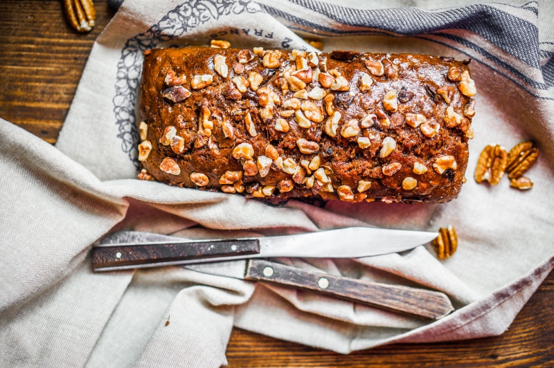 Notencake met appel