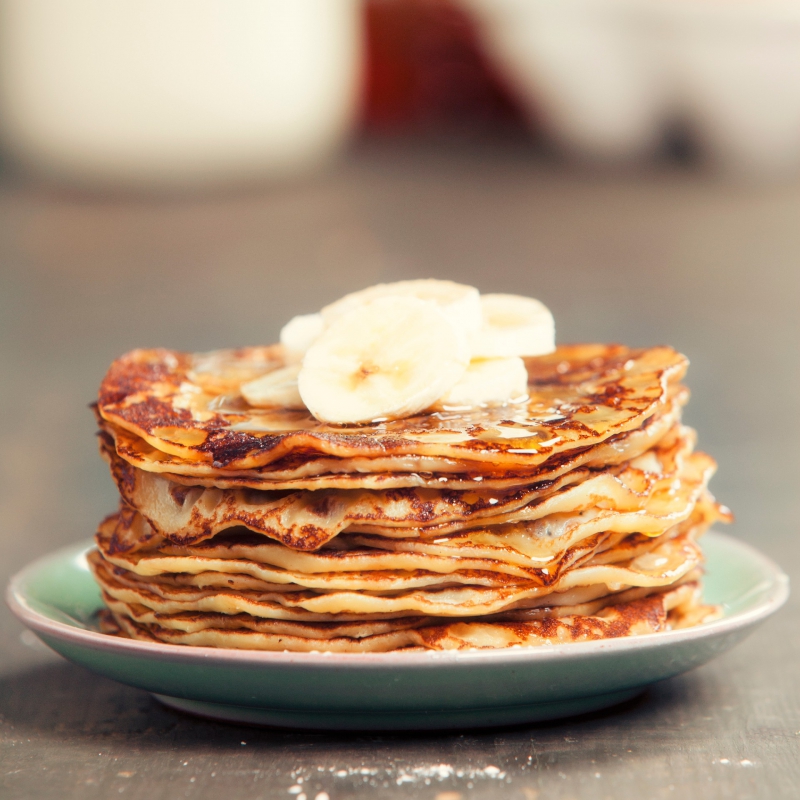 Crêpes met banaan