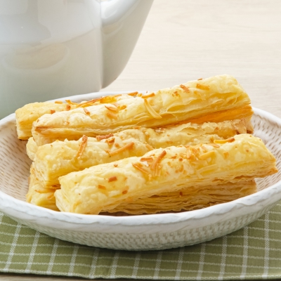 Recept kaaskoekjes van bladerdeeg