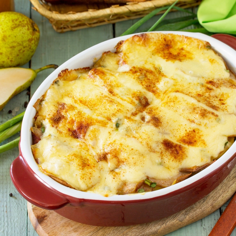 Macaroni met peer