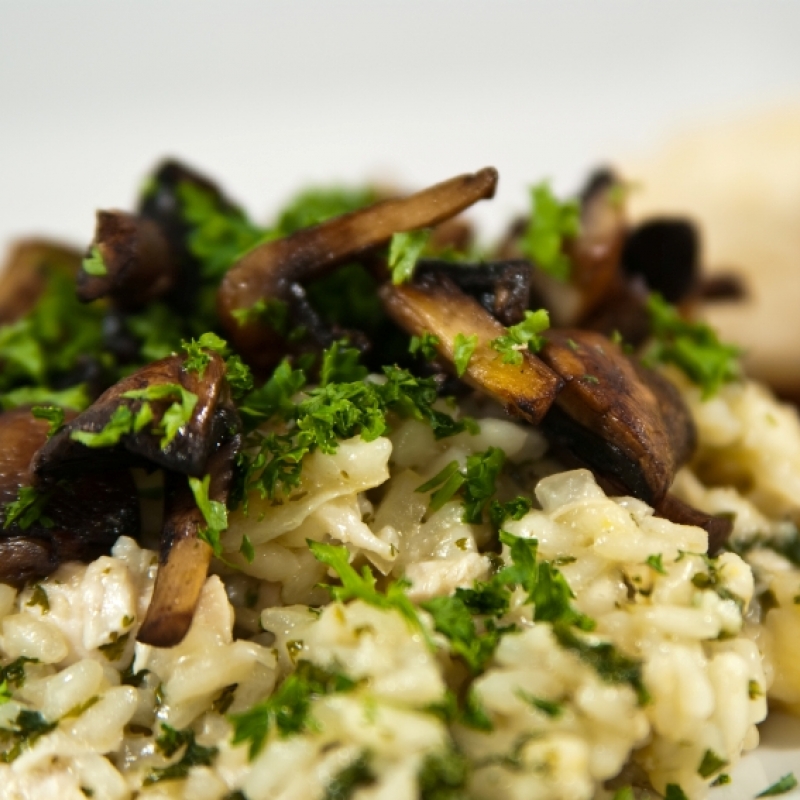 Risotto met paddenstoelen