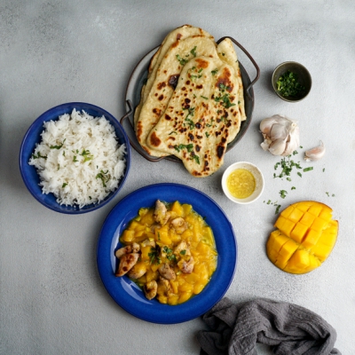 Mango-bananen curry