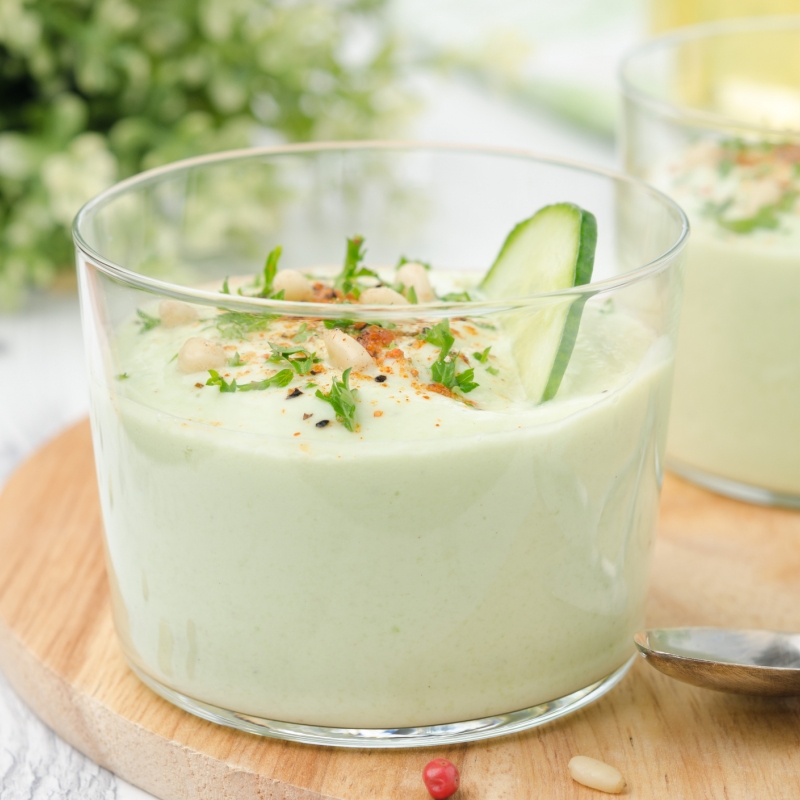 Indian summer (Koude avocadosoep)