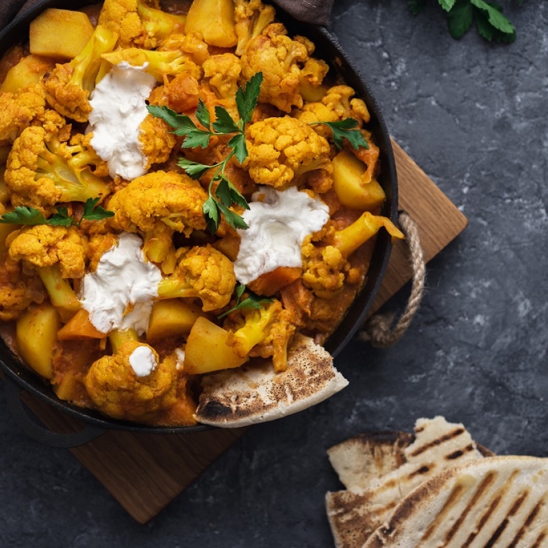 aloo gobi - Indiase bloemkoolcurry