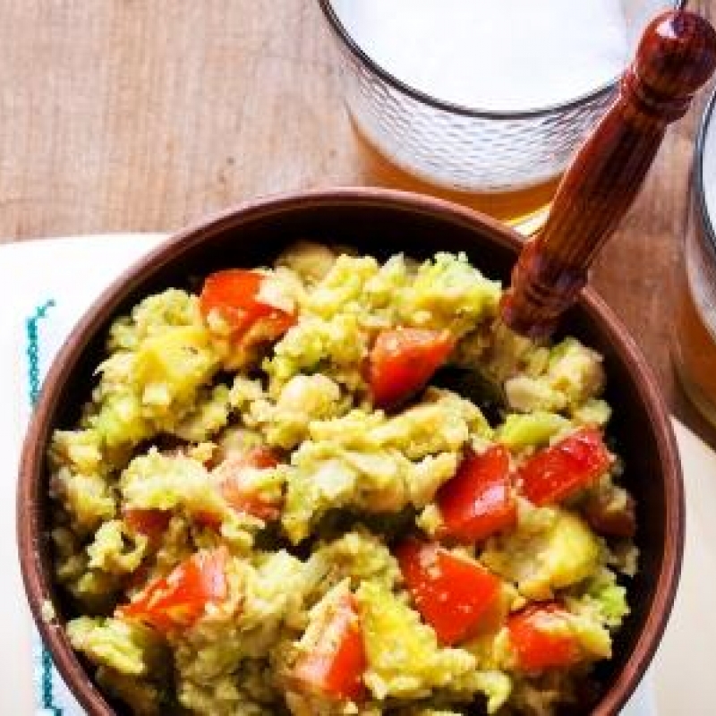 guacamole met biologische avocado