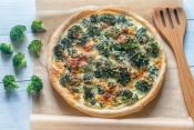 quiche met broccoli en gorgonzola