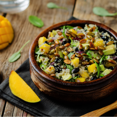 quinoasalade met mango