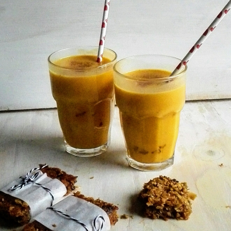 Winterse zoete bataat smoothie