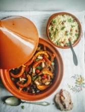 Tajine met pompoen en abrikozen