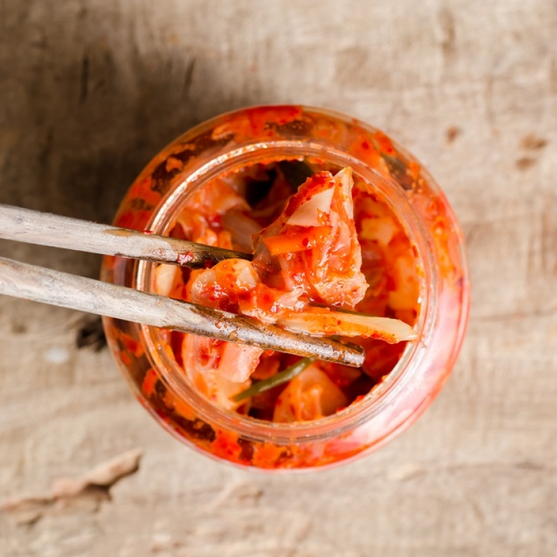 biologische kimchi maken