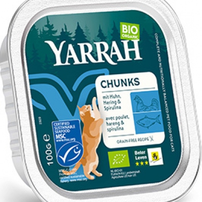 Kat brokjes kip en vis alucup YARRAH
