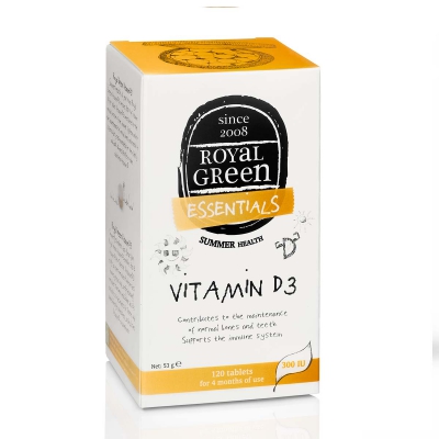 Vitamine d3 (120 tabs) ROYAL GREEN