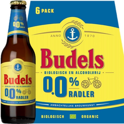 Radler 0,0% 6-pac BUDELS