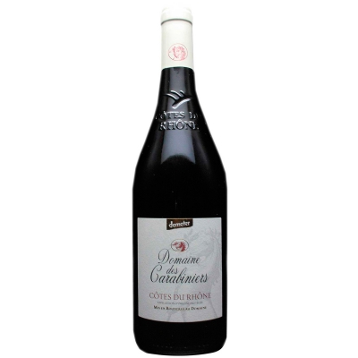 Côtes du rhône rode wijn DOMAINE DES CARABINIERS