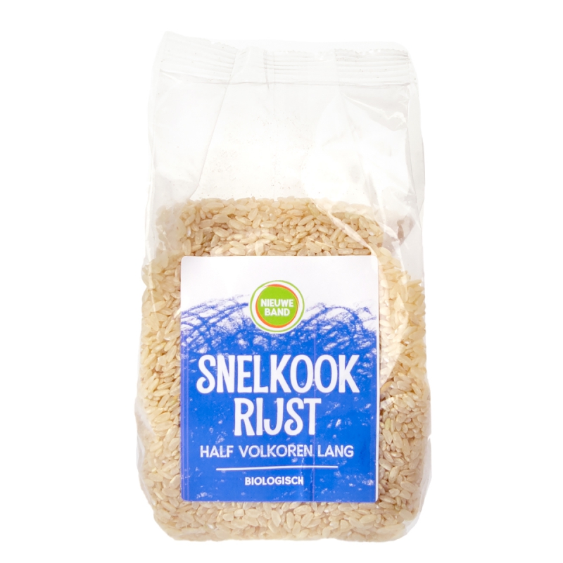Snelkookrijst half volkoren lang